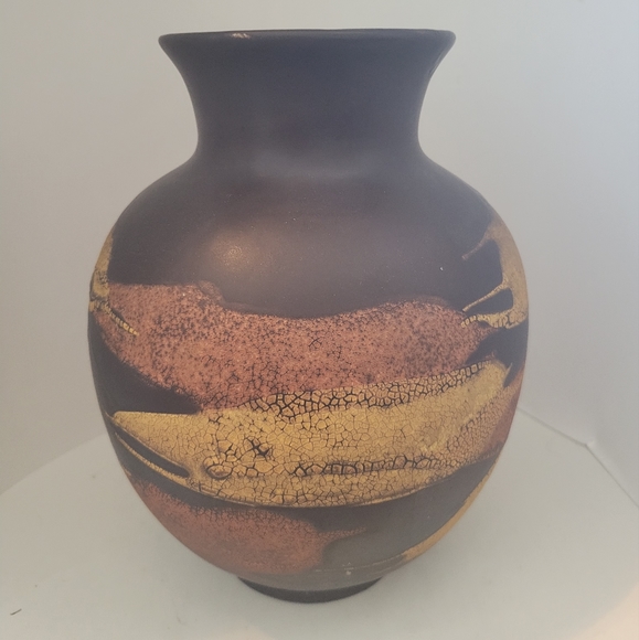 Vintage Royal Haeger Earth Wrap Pottery Vase Urn Earthtones